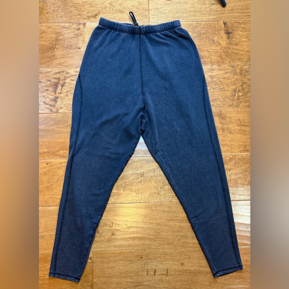 FP Movement Washed Black Fleece Joggers Oversized Slouchy Small